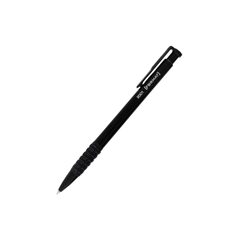 Ручка кулькова FORMAT (F17137), автоматична, чорнила сині